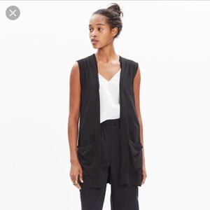 Madewell Black Vest